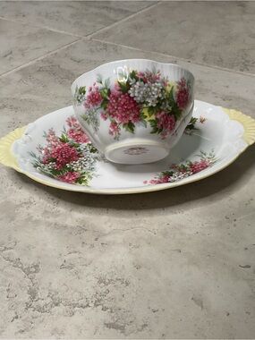 Set of Vintage Royal Albert Bone China Blossom Times Series bowl and platter